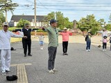 5月31日(日)　近思ウオーク　6：30　ラジオ体操後スタート(　交流センター～普願寺～フローラルパーク）